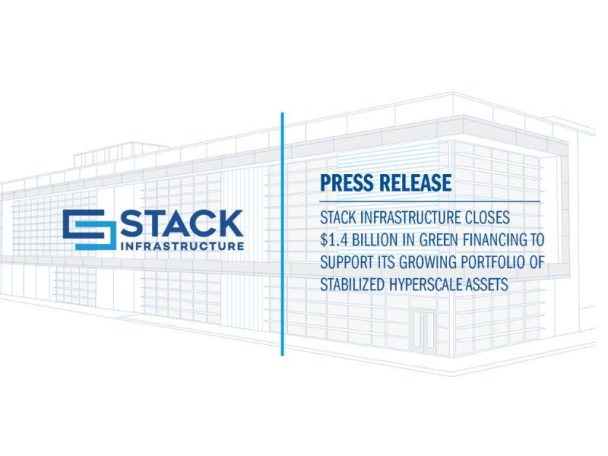 Closes $1.4 Billion in Green Funding to Support Its Increasing Portfolio of Stabilized Hyperscale Assets